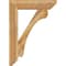 Ekena Millwork Legacy Slat Rough Sawn Bracket, Western Red Cedar, 6"W x 32"D x 44"H BKT06X32X44LEC06RWR - alternate 2